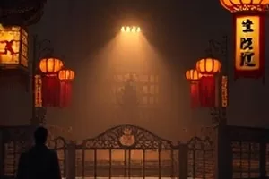 剧集《逆光巡逻》晨雾中的城市巡逻车