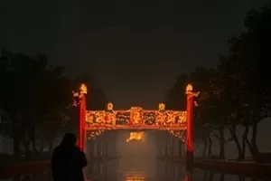 剧集《霓虹旧约》霓虹灯下老城街道